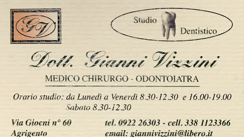 Studio Dentistico Dott. Gianni Vizzini - Medico Chirurgo - Odontoiatra