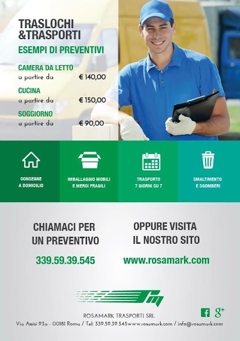 Rosamark srl Trasporti Traslochi Smaltimenti