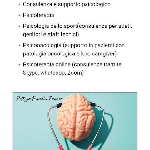 Psicologa Psicoterapeuta Dr.ssa Pamela Banchi