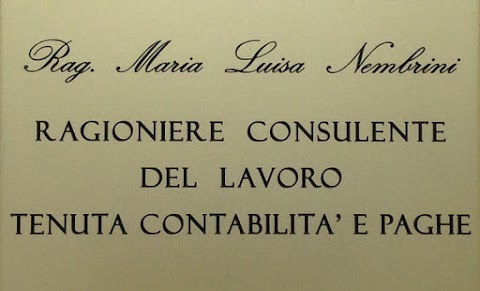 Nembrini Rag. Maria Luisa Consulente del Lavoro