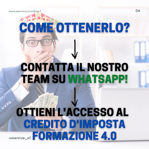 E Service Consulting - Agevolazioni Fiscali per Aziende