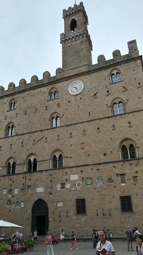 Panoramic view of Roman Theater of Volterra