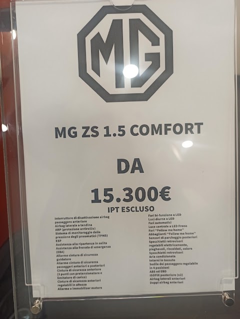 Concessionaria MG Motor Roma Sud - Autoinglese