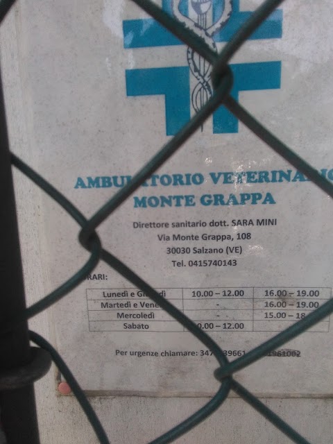 Ambulatorio veterinario Monte Grappa -drssa Bottacin