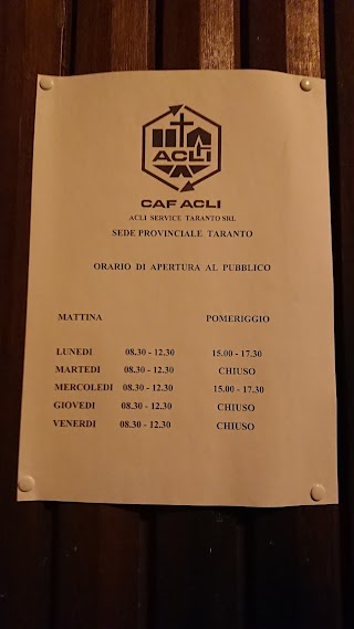 Acli Service Taranto Srl