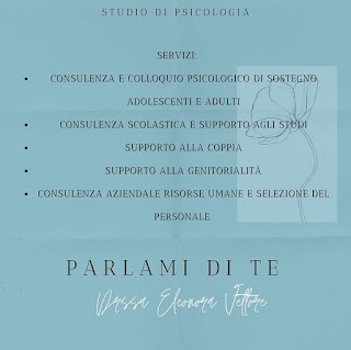 Psicologa Dott.ssa Vettore Eleonora - Studio di psicologia adolescenti e adulti