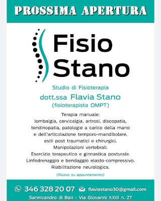 Fisio Stano - Studio di Fisioterapia Dott.ssa Flavia Stano