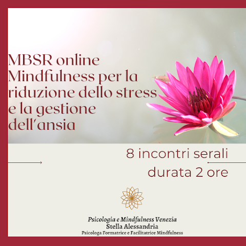 Dott.ssa Stella Alessandria Psicologia e Mindfulness Venezia