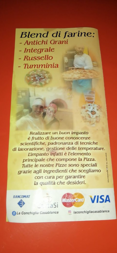 La Conchiglia . Pizzeria da asporto