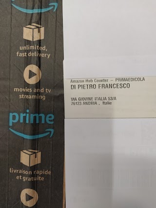 AMAZON HUB COUNTER - PRIMA EDICOLA DI PIETRO FRANCESCO