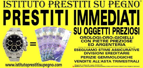 Istituto prestiti su pegno - Monte di pietà - Banco dei pegni