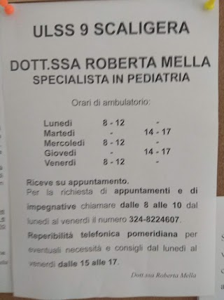 Pediatra Mella Roberta