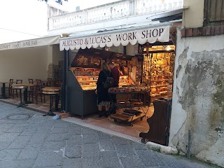 Inlaid wood work "Augusto&Luca's workshop"