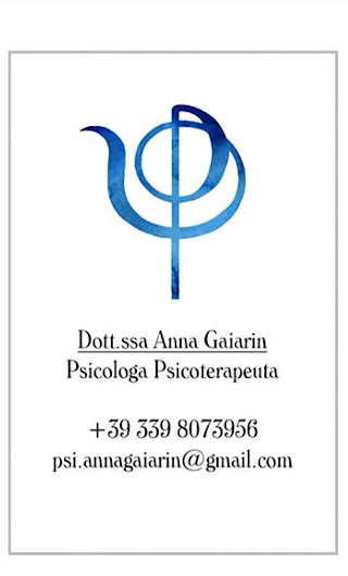 Psicologa Psicoterapeuta dott.ssa Anna Gaiarin