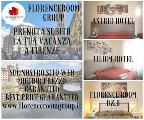 FLORENCEROOM GROUP - HOTELS - BED & BREAKFAST - FLORENCE - ITALY - FIRENZE CENTRO & ZONA STADIO/MANDELA FORUM