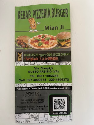 Mian ji doner kebab-pizzeria