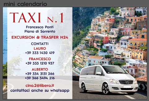 Taxi service Piano di Sorrento h-24
