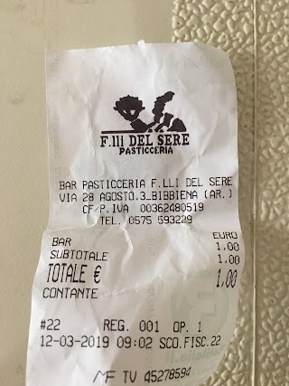 Bar Pasticceria Dei F.lli Del Sere