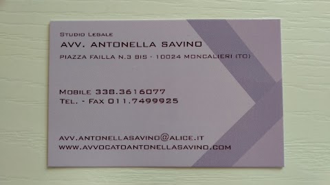 Avvocato Antonella Savino