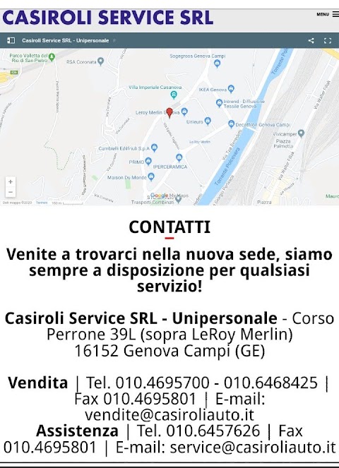 Casiroli auto vendita