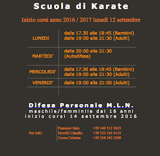 Scuola di karate - Karate Nishiyama