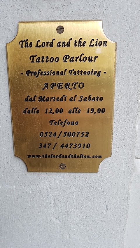 The Lord and the Lion Tattoo Parlour