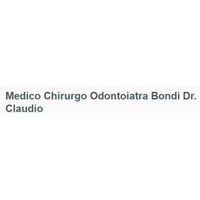 Medico Chirurgo Odontoiatra Bondi Dr. Claudio