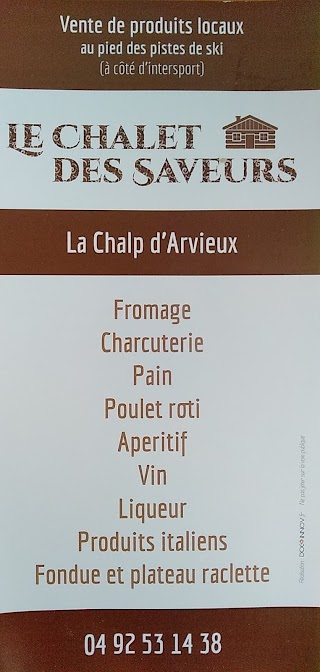 Le Chalet des Saveurs