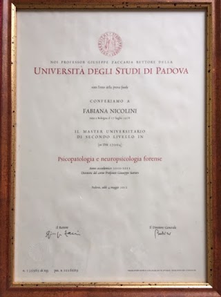 Psicologa Dott.Ssa Fabiana Nicolini - Bologna