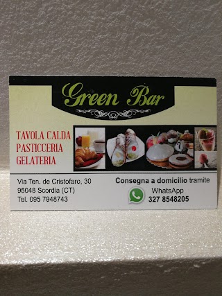 Green Bar, Pasticceria, Gelateria, Tavola Calda, Aperitivi, Apericena, Rosticceria, Gastronomia, Ricariche Telefoniche