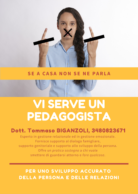 Dott. Tommaso Biganzoli Pedagogista – CONSULENZA IN ITINERE