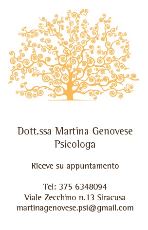 Dott.ssa Martina Genovese - Psicologa