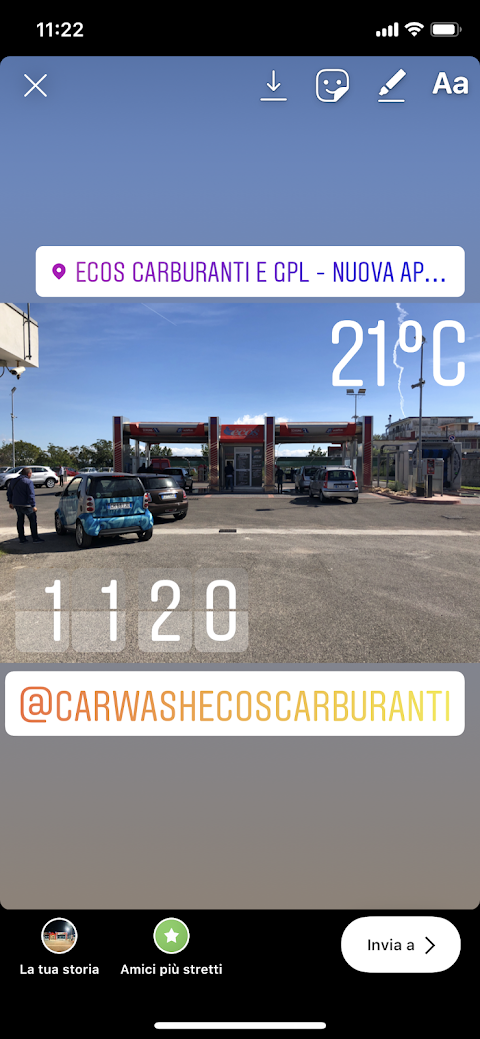 Ecos Carburante - STAZIONE DI SERVIZIO Diesel, Benzina E Gpl.Autolavaggio Self Aperto 24/H.