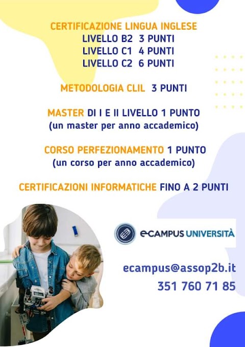 UNIVERSITA' ECAMPUS POLO ASSOP2B MARTINA FRANCA