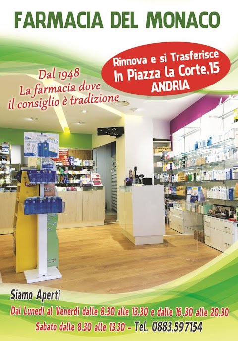 Farmacia Del Monaco - Consegna Farmaci a domicilio - Apoteca Natura