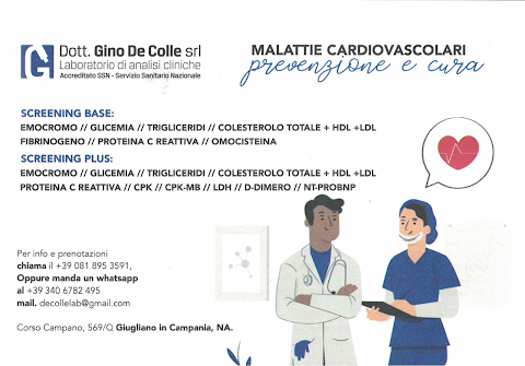 Laboratorio di analisi cliniche Dott. Gino De Colle srl