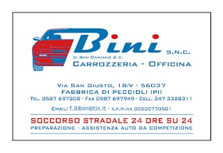 Carrozzeria Bini s.n.c. di Bini Damiano & c.- Soccorso stradale-Officina