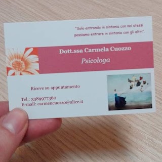 Dott.ssa Carmen Cuozzo Psicologa Psicoterapeuta/ Esperta DSA