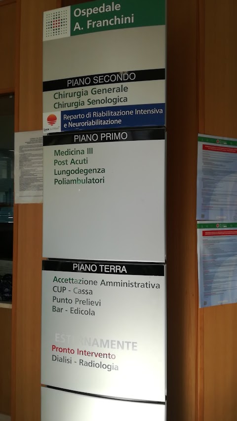 Ospedale "Franchini" di Santarcangelo di Romagna - Presidio ospedaliero di Rimini