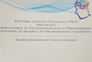 DOTT.SSA ANTONIA FUMAROLA PSICOLOGA NEUROPSICOLOGA PSICOTERAPEUTA