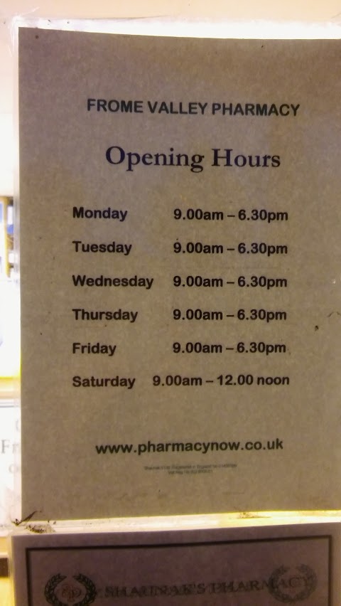 Shaunaks Pharmacy Frome Valley