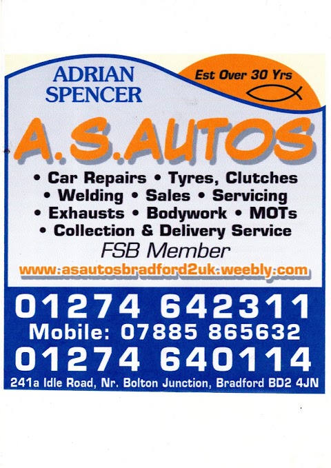 ADRIAN SPENCER at A.S.AUTOS ( Idle road, BD2)