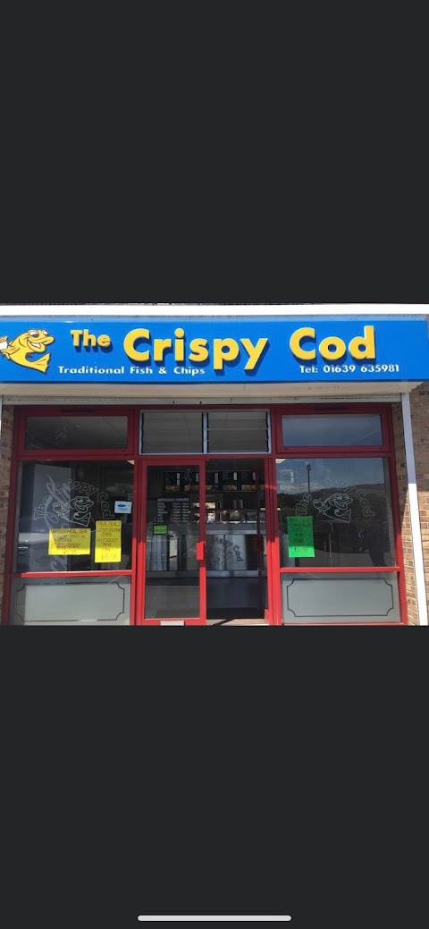 Crispy cod fish and chips