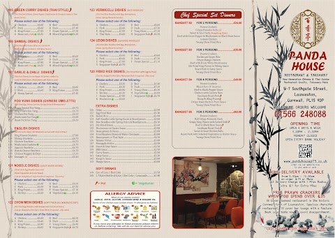 Panda house chinese and thai takeaway and restaurant