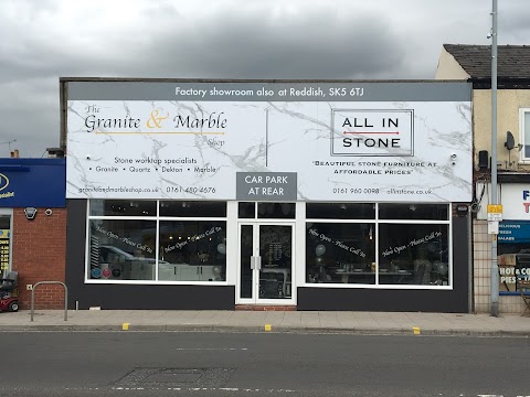 All In Stone - Stone Furniture - Granite, Quartz and Marble