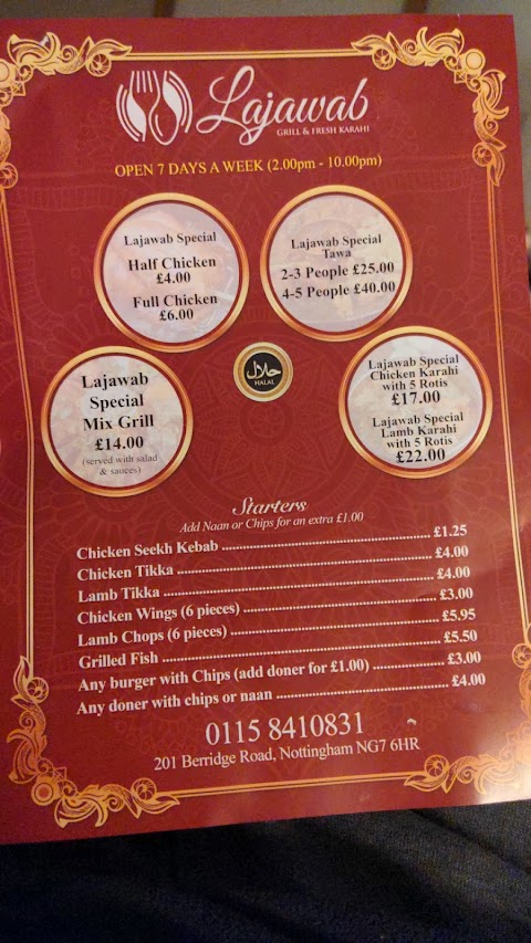 Lajawab Grill & Fresh Karahi