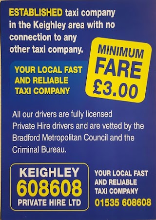 Keighley taxi 01535 608 608