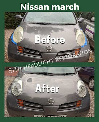 SiTh headlight restoration mobile service Leicester