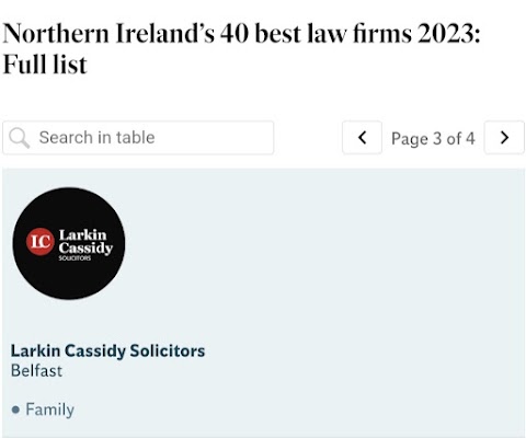 Larkin Cassidy Solicitors - Top 40 Best Law Firms 2023