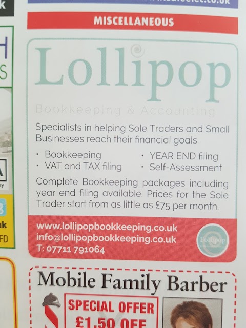 Lollipop Bookkeeping